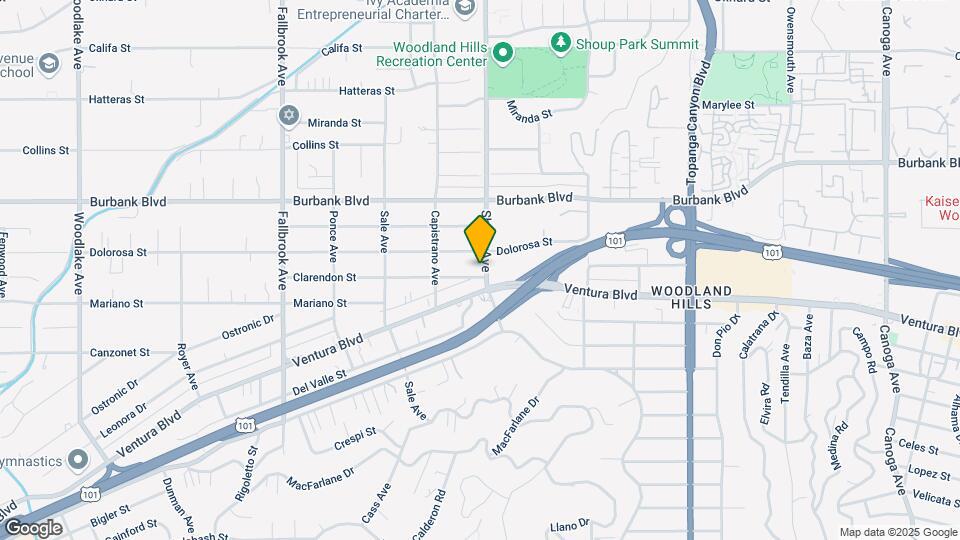5423 Shoup Ave Map and Location Details