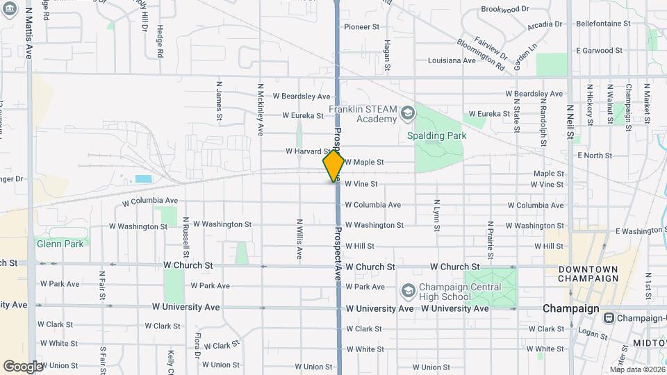 901 W Vine St Map and Location Details