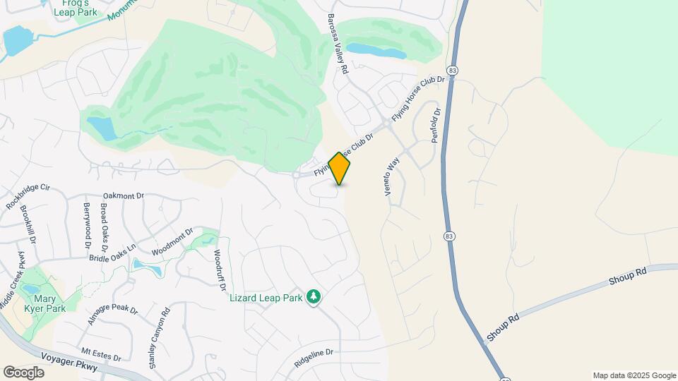 2127 Villa Creek Cir Map and Location Details