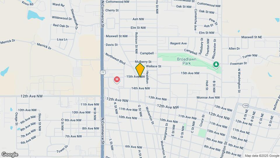 1424 Chickasaw Blvd Map and Location Details