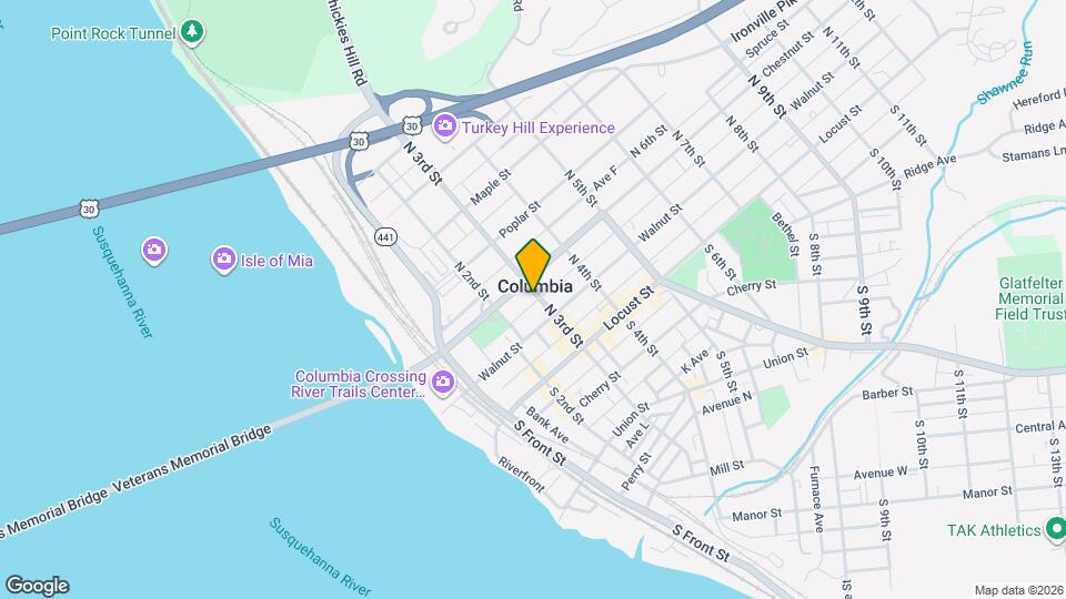 130 N 3rd St, Unit 130 N 3rd St #APT #2 Map and Location Details