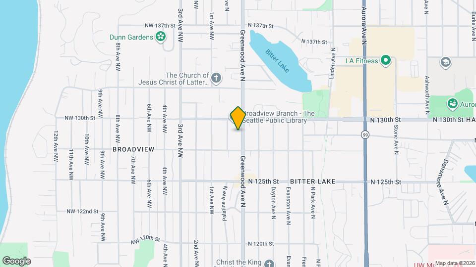 12733 Greenwood Ave N Map and Location Details