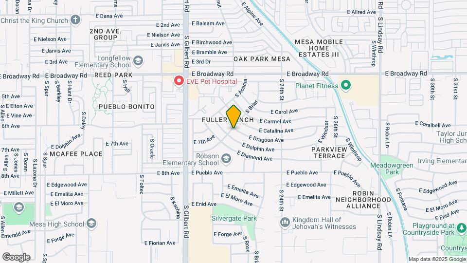2203 E Dragoon Ave Map and Location Details