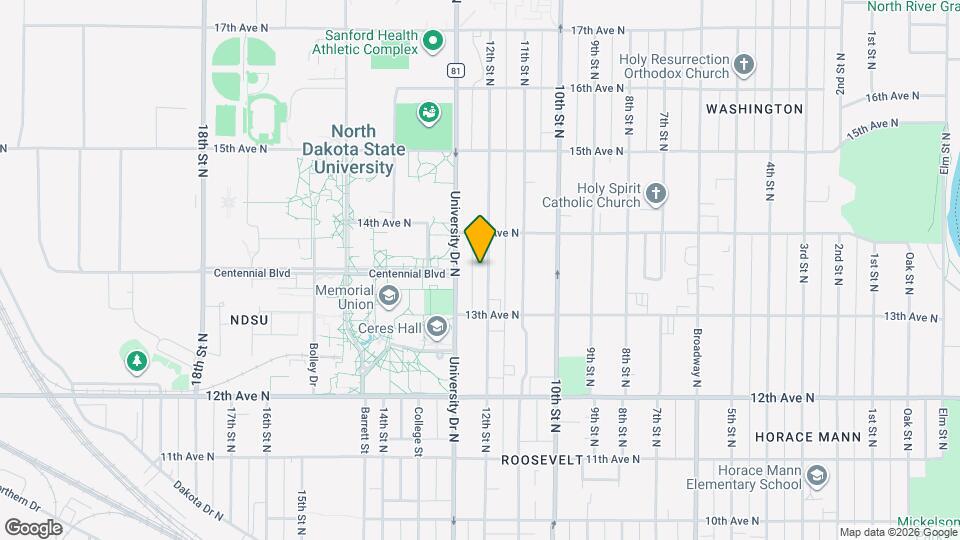 1334 12th St N Map and Location Details