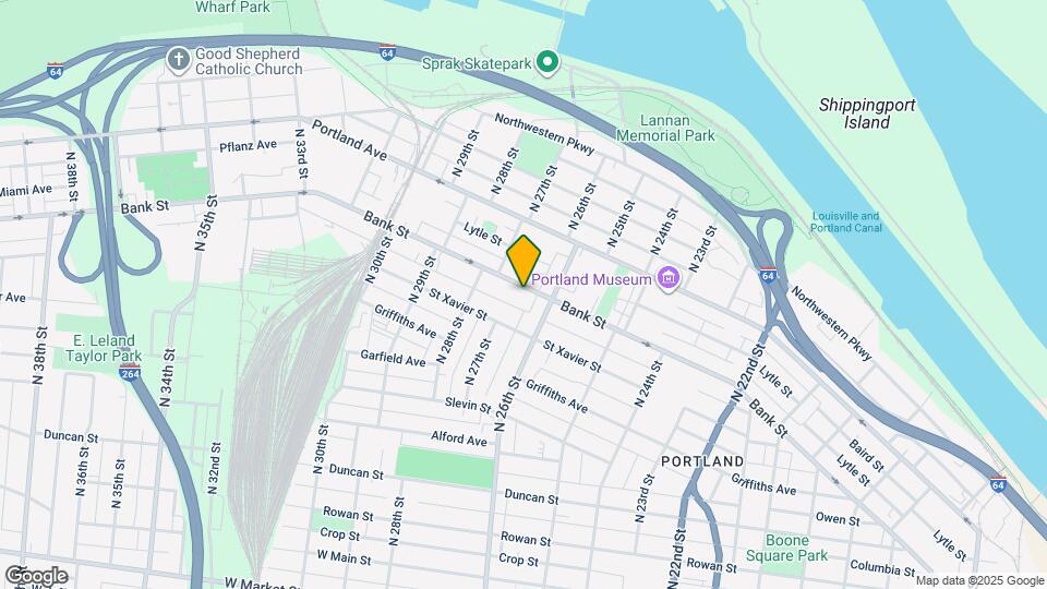 2622 Bank St Map and Location Details