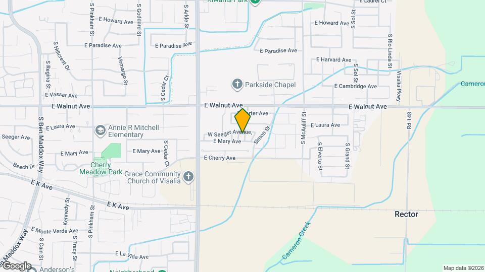 2215 S Vista St Map and Location Details