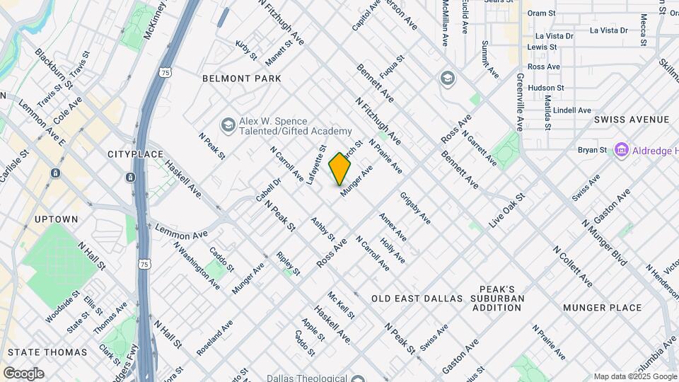 1925 California Dr Map and Location Details