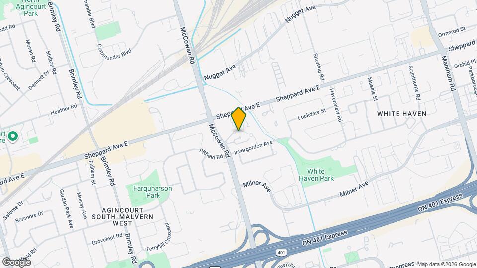 1703 McCowan Rd, Unit 101 Map and Location Details