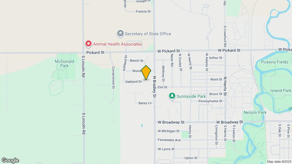 801 Oakland Dr, Unit B Mapa y Detalles de la Ubicación