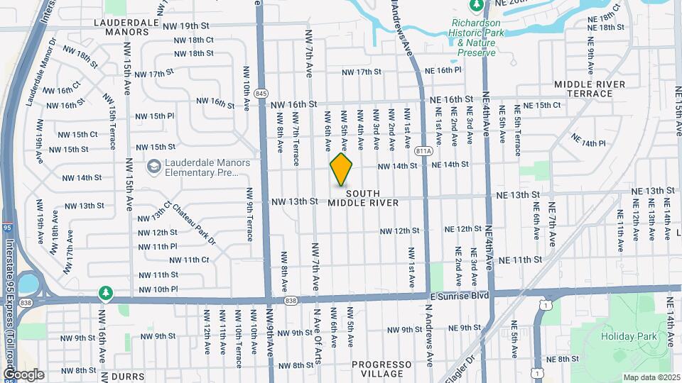 1311 NW 5th Ave Map and Location Details