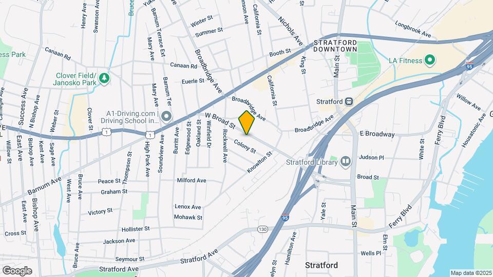 1537 W Broad St Map and Location Details