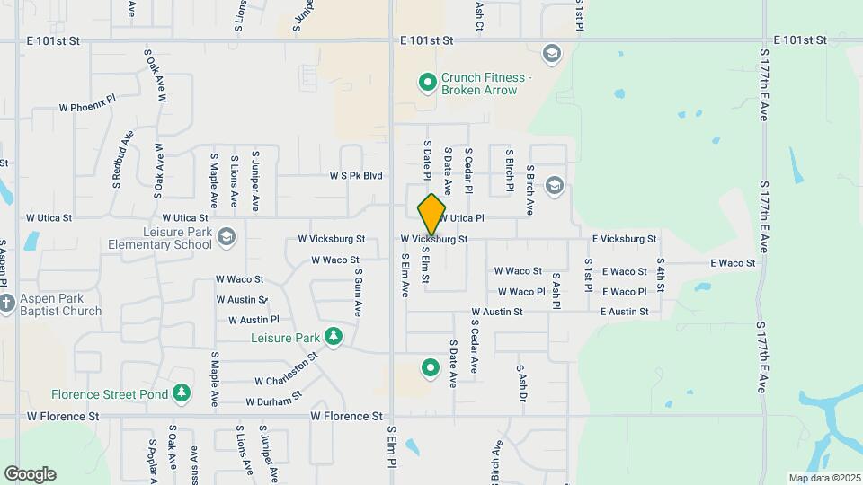 4301 S Elm St Map and Location Details