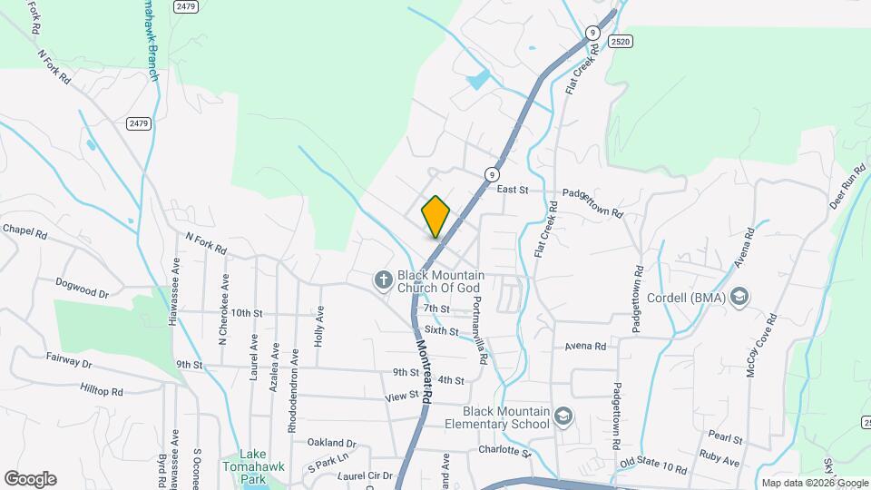 829 Montreat Rd Map and Location Details