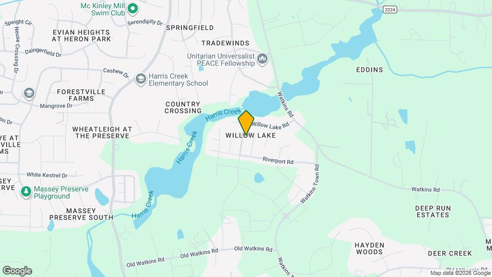 3212 Peachford Ln Map and Location Details