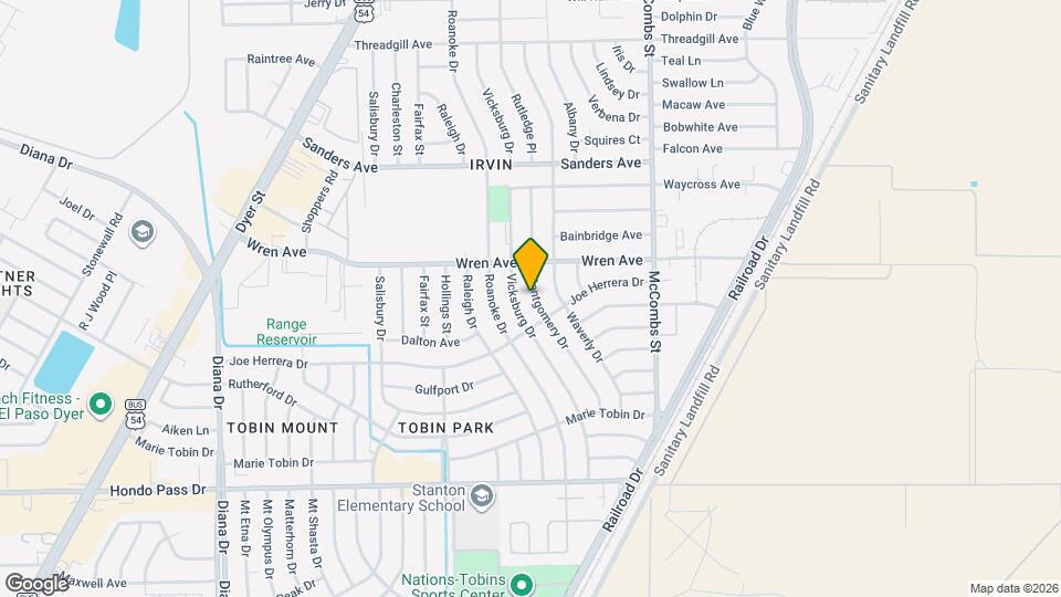 9309 Montgomery Dr Map and Location Details
