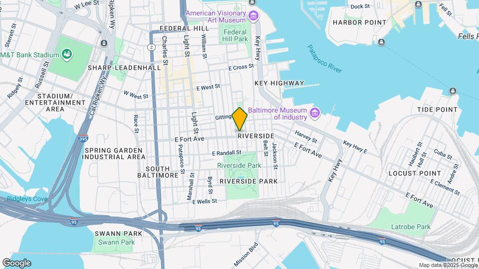 402 E Fort Ave Mapa y Detalles de la Ubicación