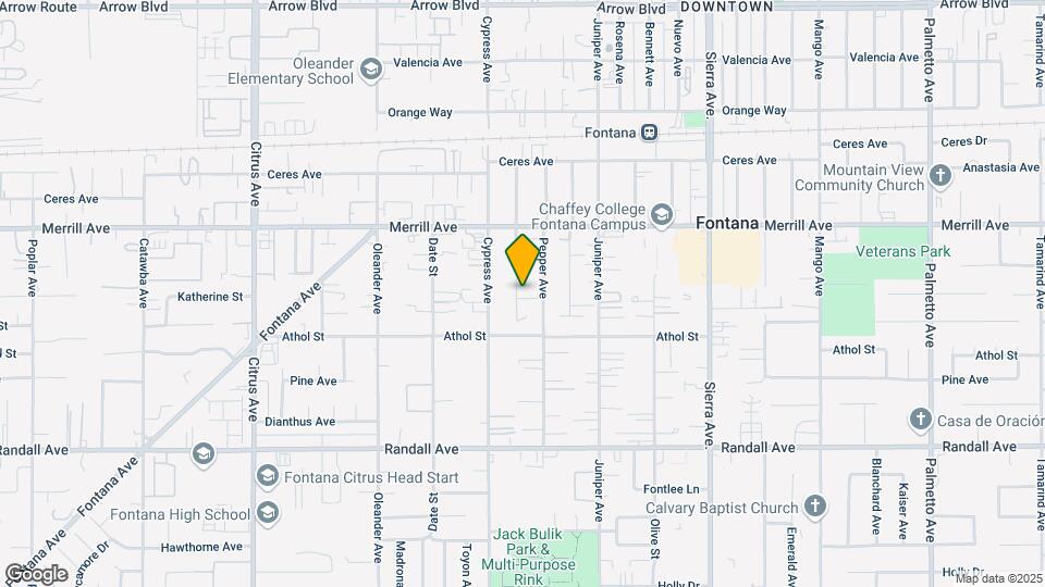 9045 Chantry Ave Map and Location Details