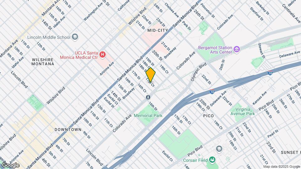 1531 17th St Map and Location Details
