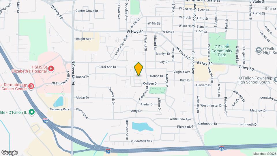 411 Donna Dr Map and Location Details