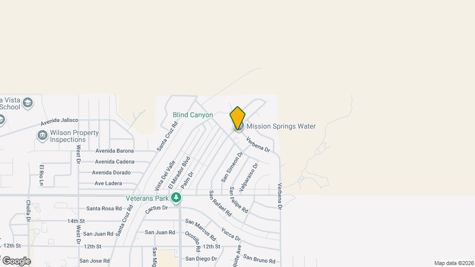 66801 Verbena Dr Mapa y Detalles de la Ubicación