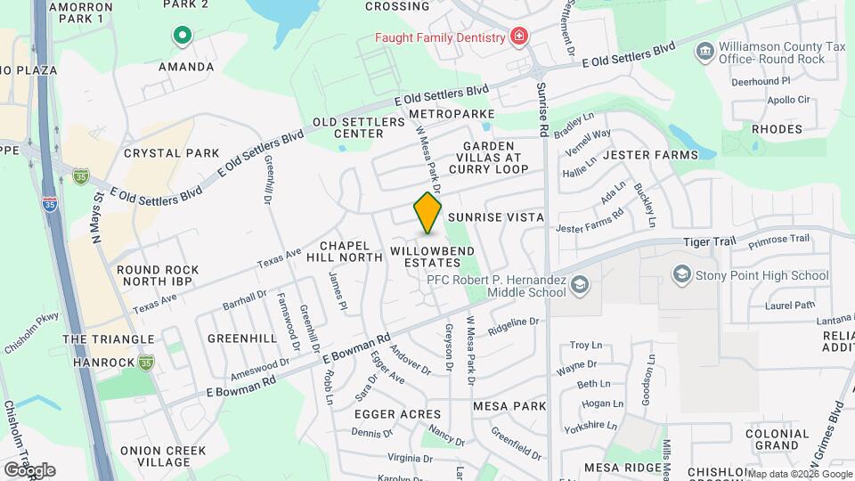 405 Parkhill Cove Map and Location Details