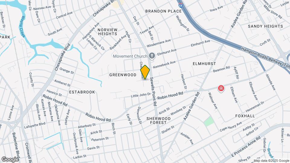 4729 Pinehurst Ave Map and Location Details