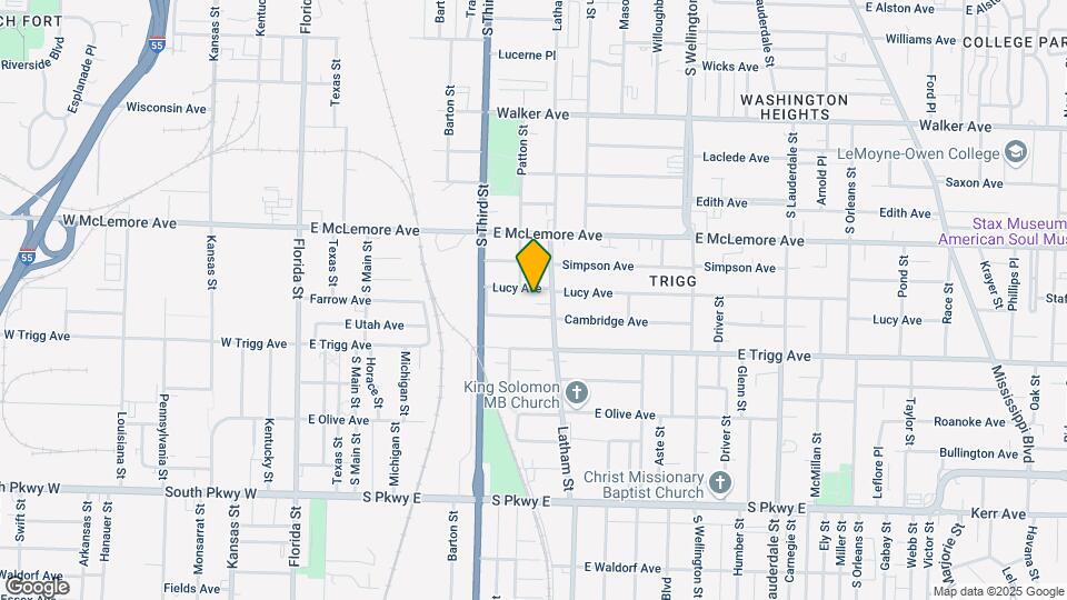 1225 Latham St Map and Location Details
