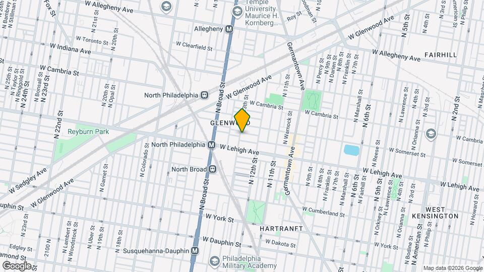 2733 N 13th St Map and Location Details