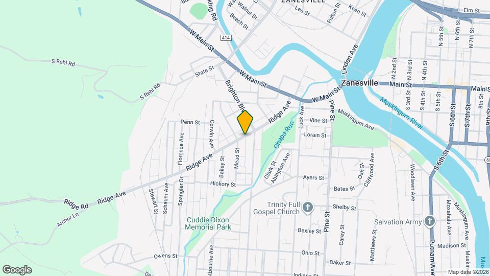 1330 Ridge Ave Map and Location Details