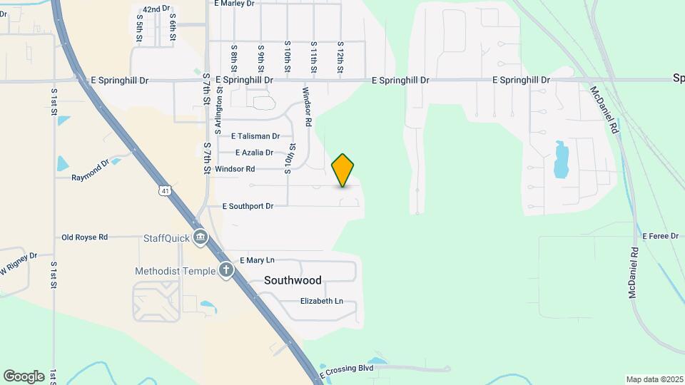 1211 E Dawn Dr Map and Location Details