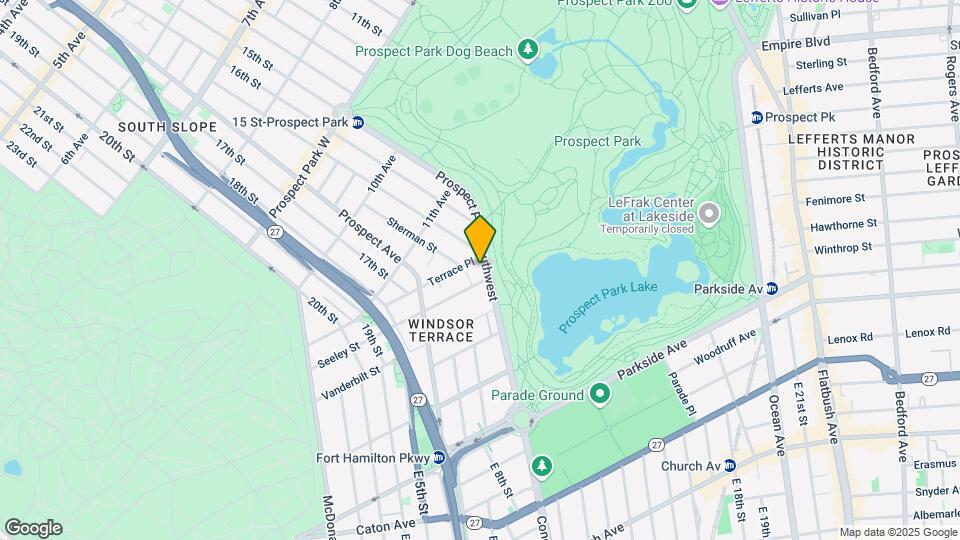 135 Prospect Park SW Map and Location Details
