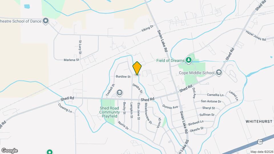 5303 Burdine St Map and Location Details