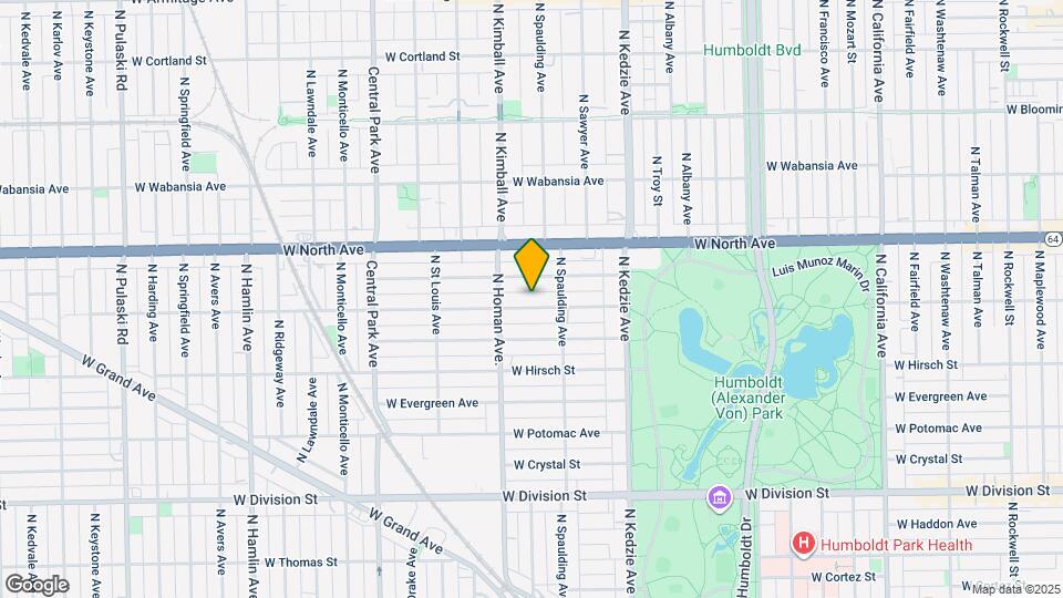 3328 W Le Moyne St Map and Location Details