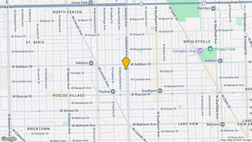 3532 N Ashland Ave, Unit J04P Map and Location Details
