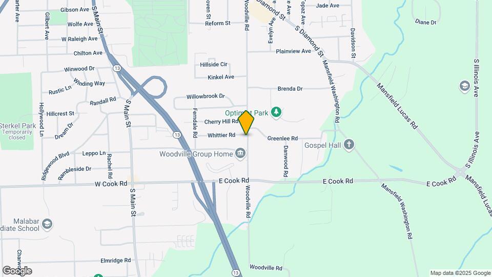 832 Woodville Rd Map and Location Details