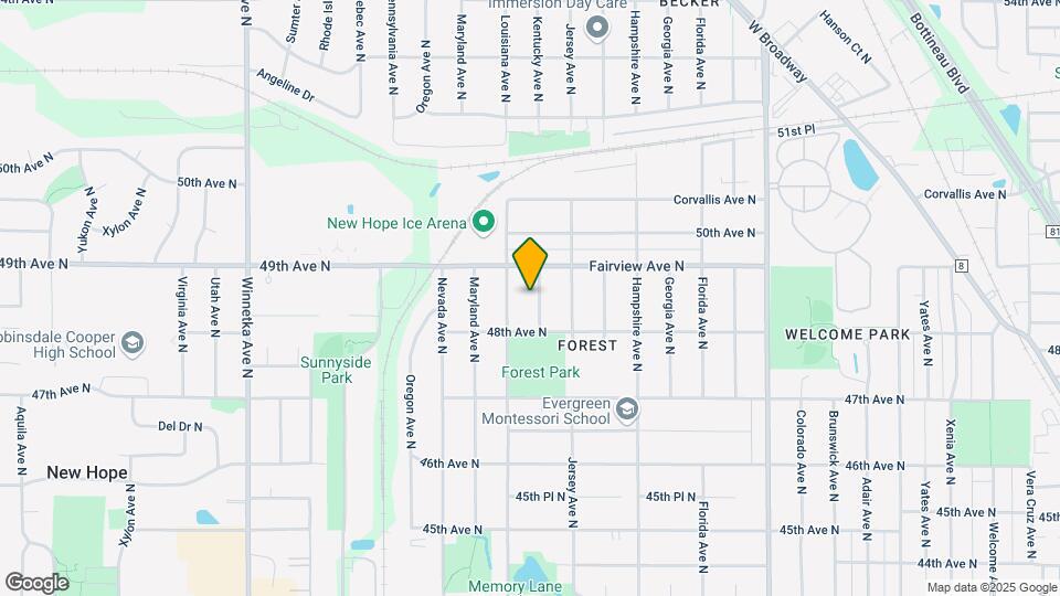 4825 Kentucky Ave N Map and Location Details