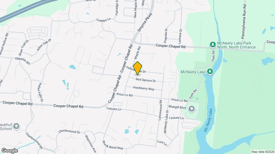 6115 Red Spruce Dr Map and Location Details