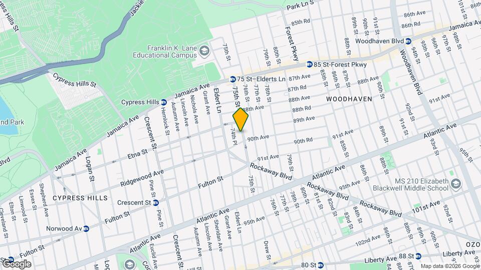 88-54 75th St Map and Location Details