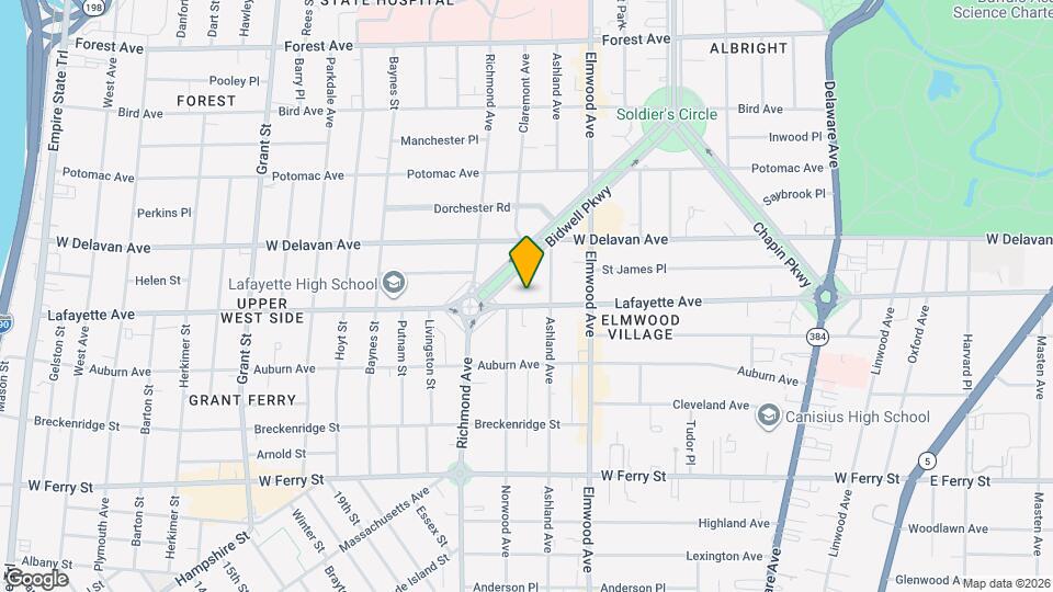 510 Lafayette Ave, Unit 2 Map and Location Details