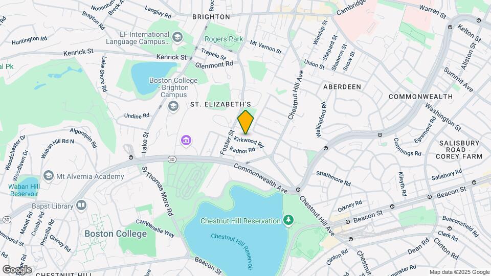 30 Kirkwood Rd, Unit 10A Map and Location Details