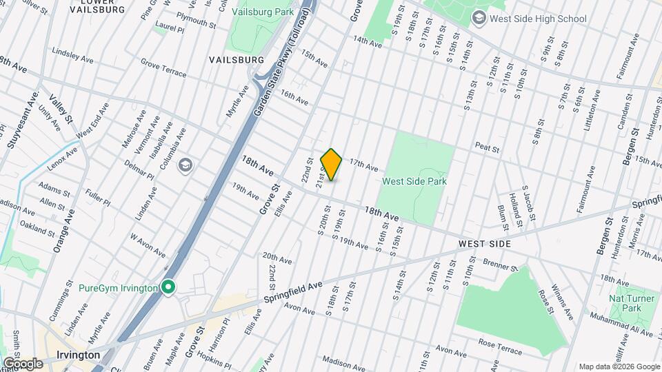 653 S 20th St, Unit first floor Map and Location Details