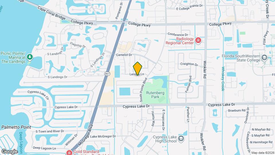 9313 Lennex Ln Map and Location Details