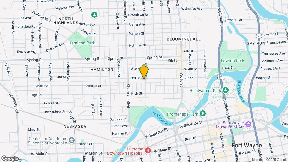 1307 Barthold St Map and Location Details