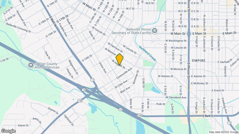 630 W Adams St Mapa y Detalles de la Ubicación