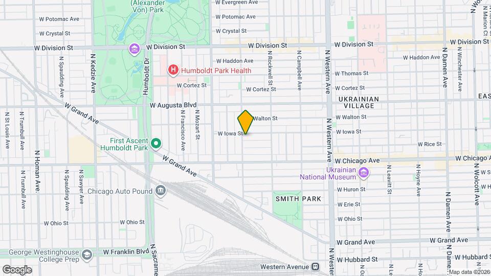 2657 W Iowa St Map and Location Details