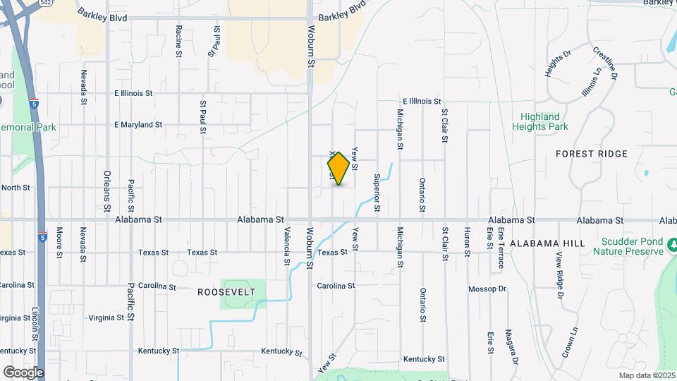 2536 Xenia St Map and Location Details