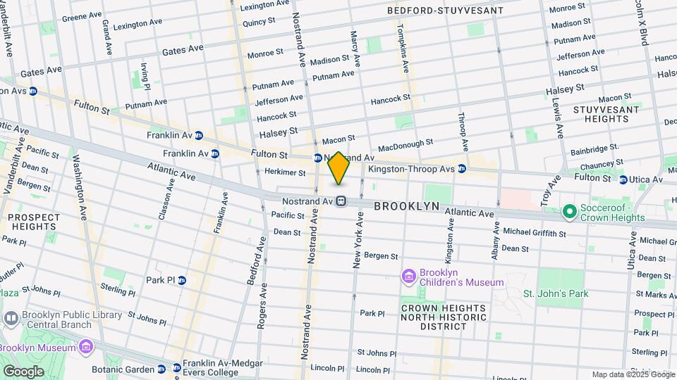 1281 Atlantic Ave Map and Location Details