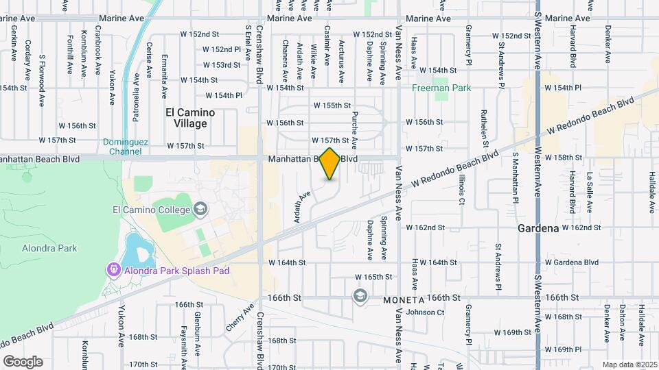 15912 Casimir Ave Map and Location Details
