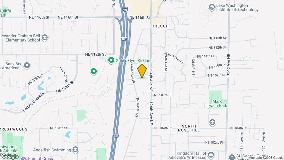 12223 NE 109th Way Map and Location Details