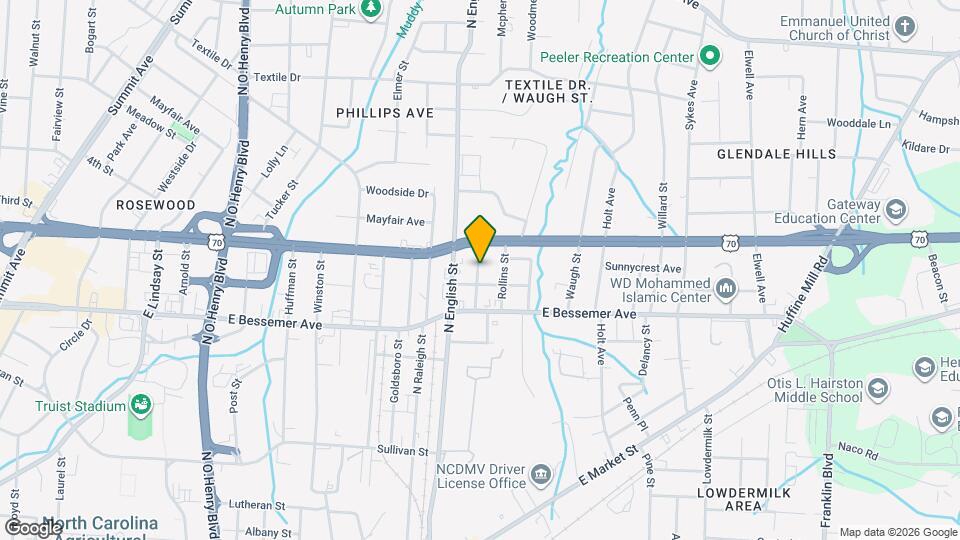 706 Mcpherson St Mapa y Detalles de la Ubicación